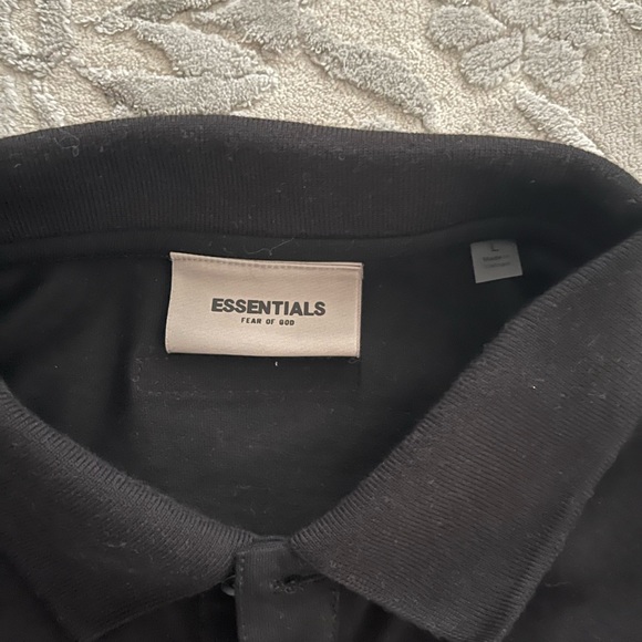 FOG Polo Shirt Black Large - Picture 2 of 3